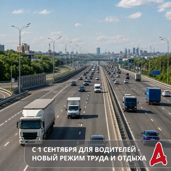 ☝️ Новые правила для водителей: за рулём не более 10 часов в смену и 40 часов в неделю