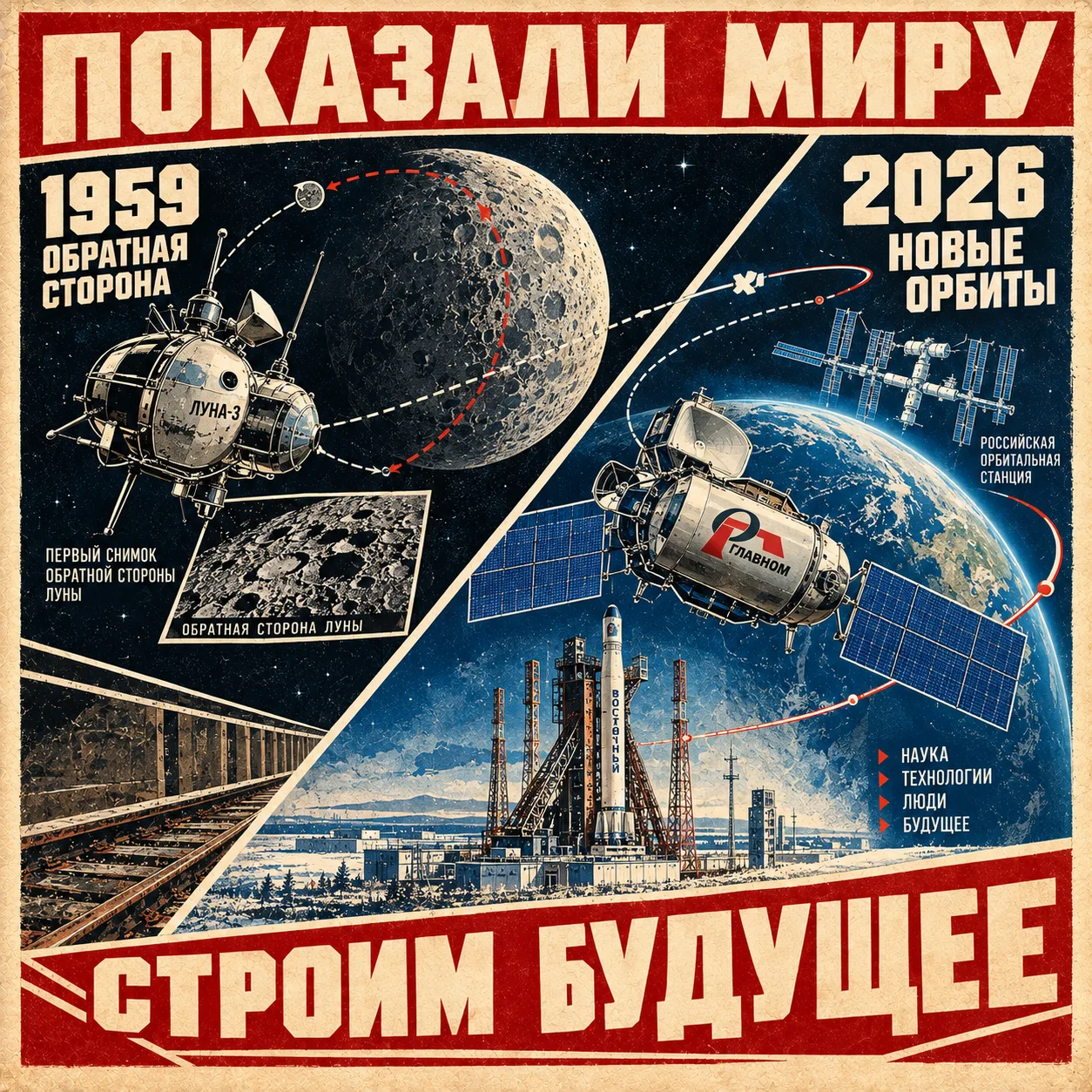 🚀 СССР показал миру обратную сторону Луны. Вспоминаем 1959-й