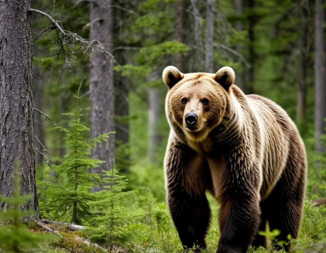 🐻 Ситуация с бурыми медведями в Новосибирской области остаётся стабильной и контролиру...