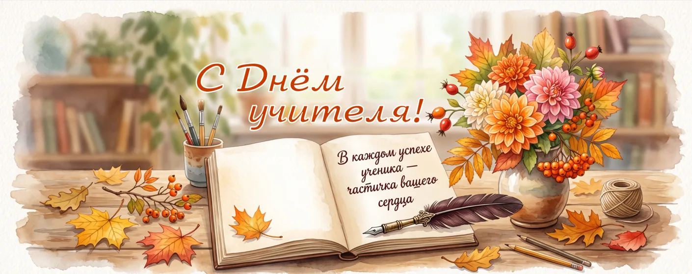 🍂🍁 С Днём учителя! 🍁🍂