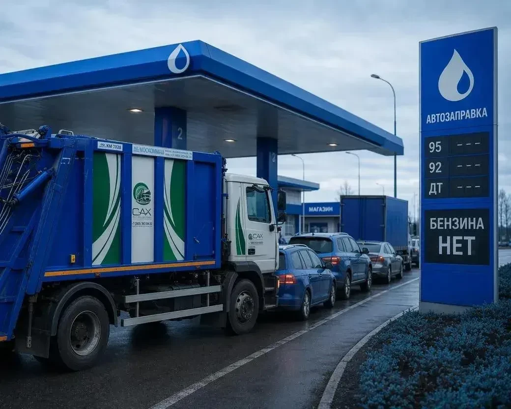 ⛽🗑️ График вывоза мусора сбился в Новосибирске. Причиной стали очереди на АЗС.