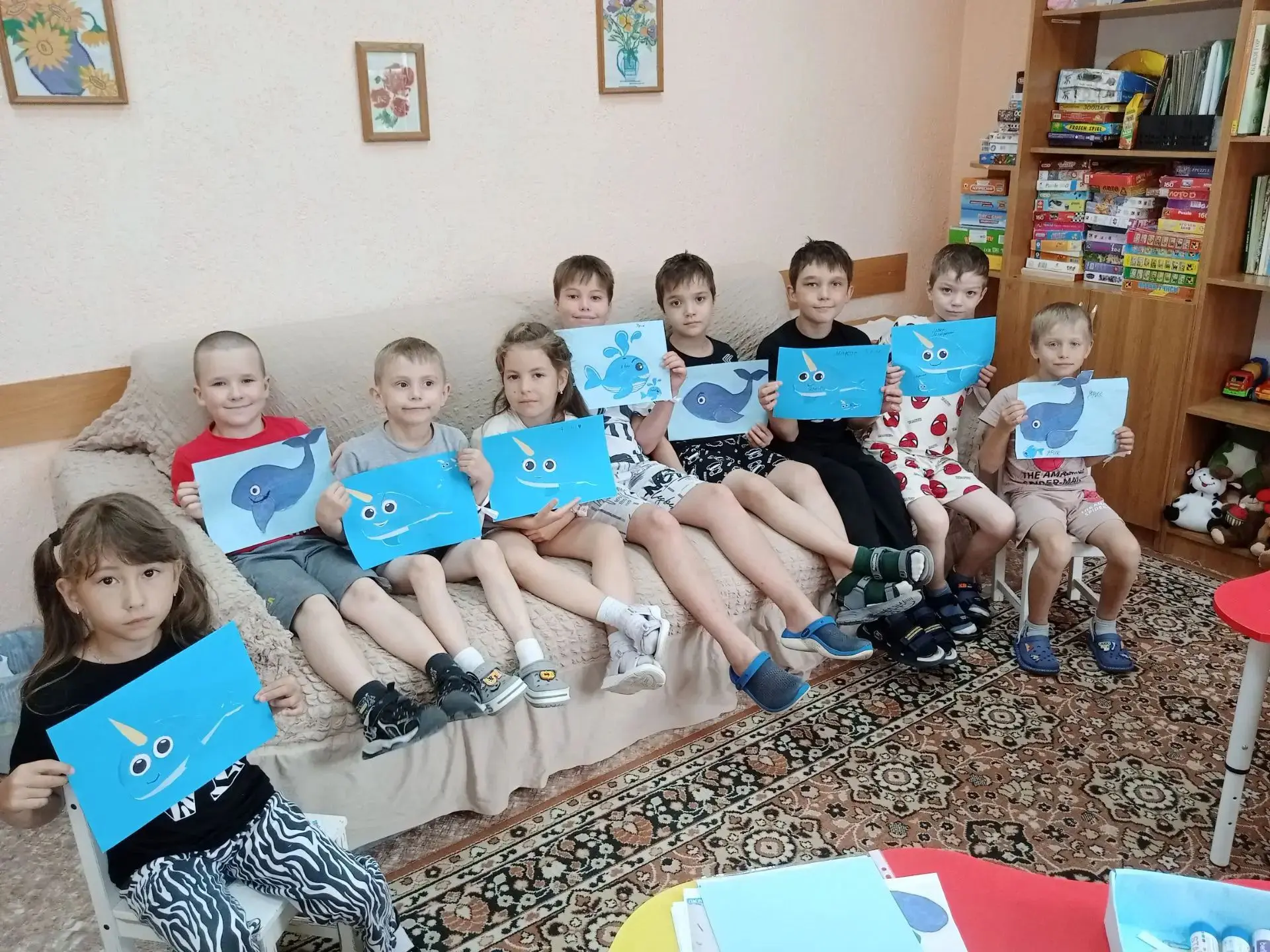 📅27 июля 2024 года в рамках празднования Дня китов и дельфинов в Марксовском центре социальной помо