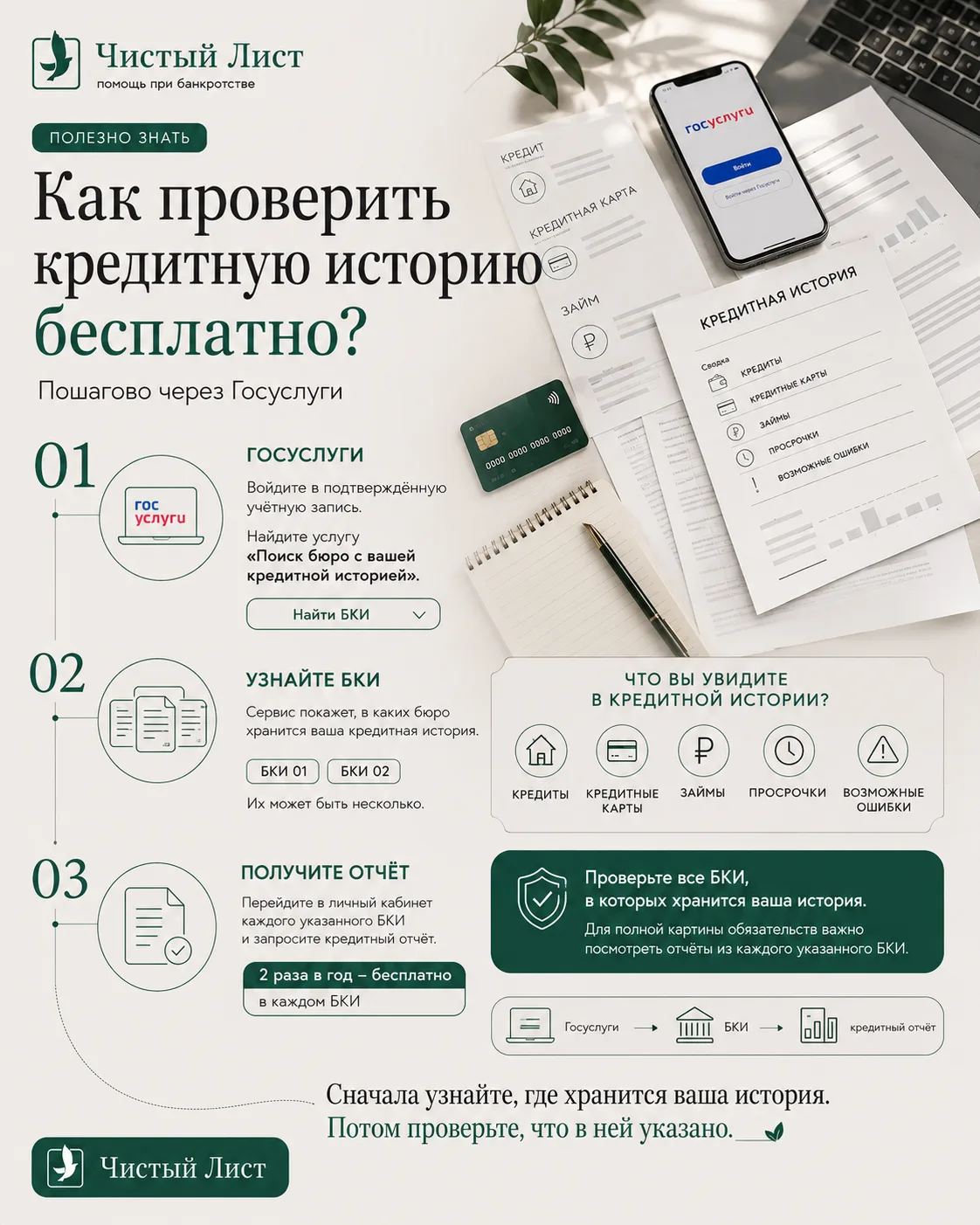 Как проверить свою кредитную историю?