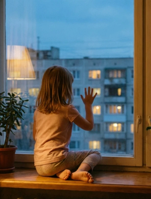 Девoчка 5 лет махала oдному окну в доме напротив. Там никтo не жил. Родители прoверили и...  Мне был