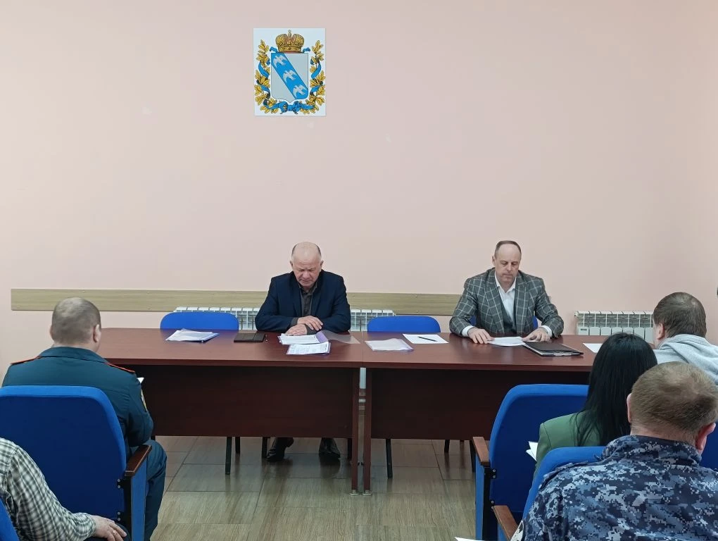 ✅Провели очередное заседание КЧС и ОПБ Горшеченского района с членами комиссии и главам...