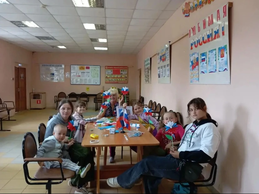‼️‼️ Ко Дню Государственного флага Российской Федерации состоялся мастер-класс для дете...
