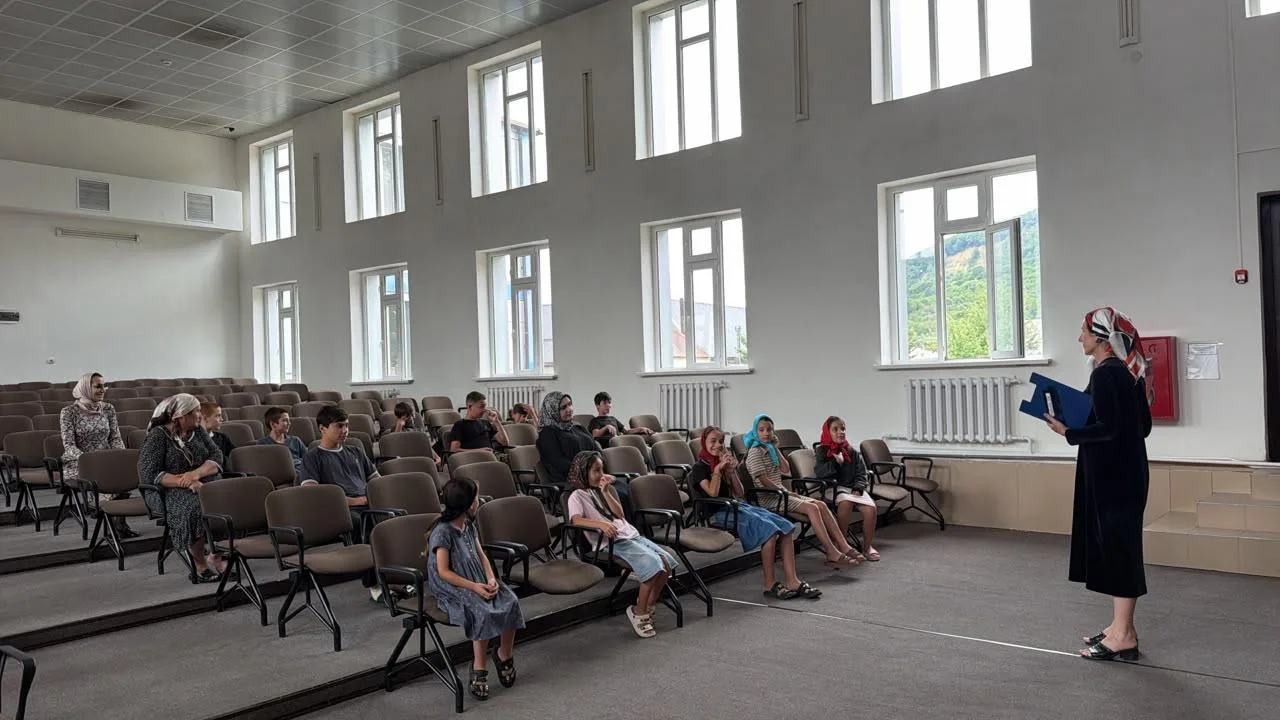 29 июля в 14:00 в доме культуры села Агишты в рамках экологического воспитания детей было проведено 