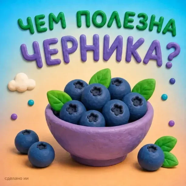 Черника — маленькая ягода с большим набором полезных веществ 🫐 В ней есть пищевые воло...
