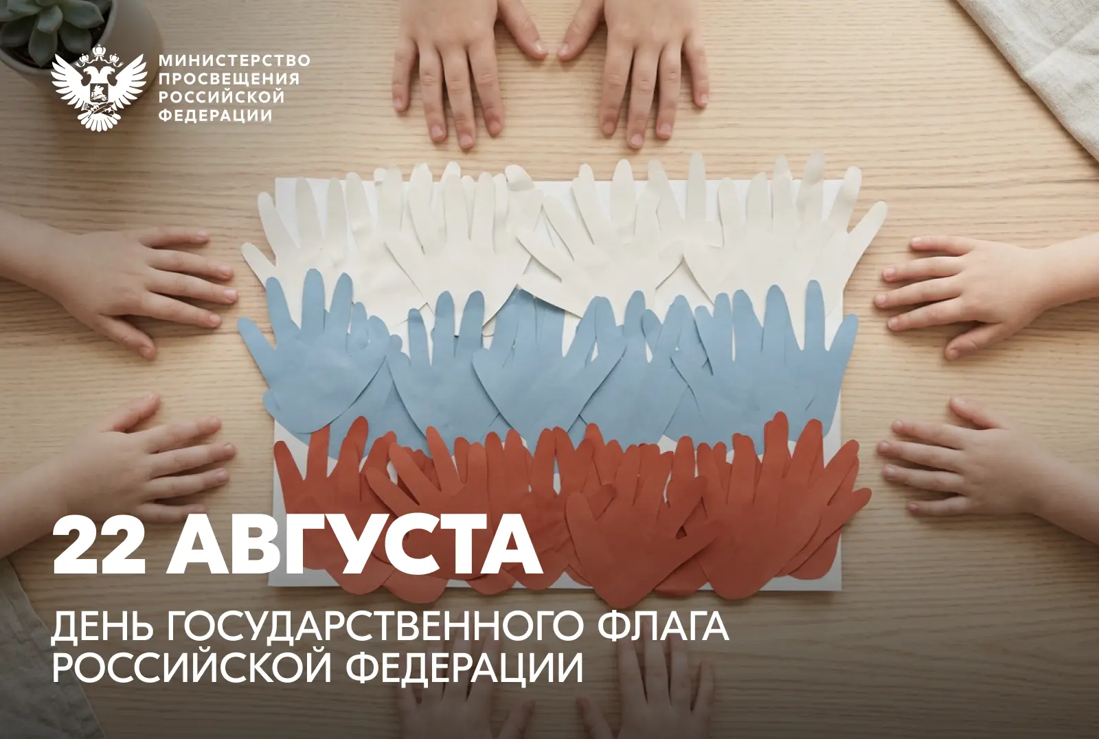Поздравление Министра просвещения РФ с Днём государственного флага 🇷🇺