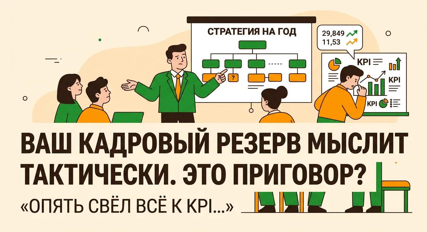 Ваш кадровый резерв мыслит тактически. Это приговор?