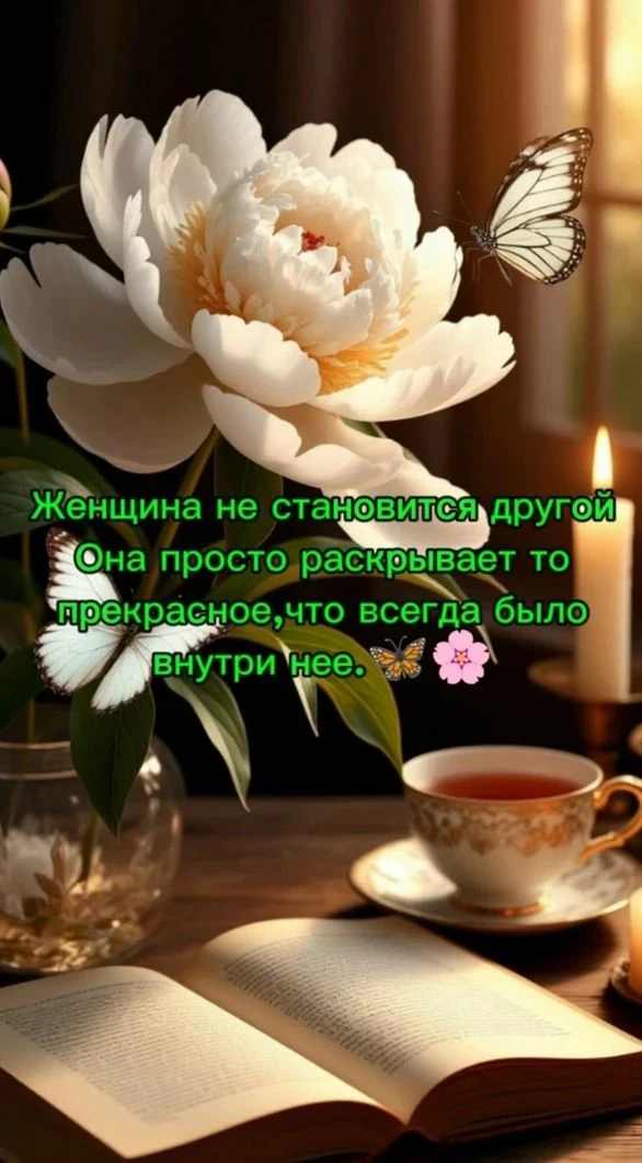 🌙 Вечернее письмо женщине, которая сегодня устала...
Моя хорошая...
Если сегодняшний день оказался 