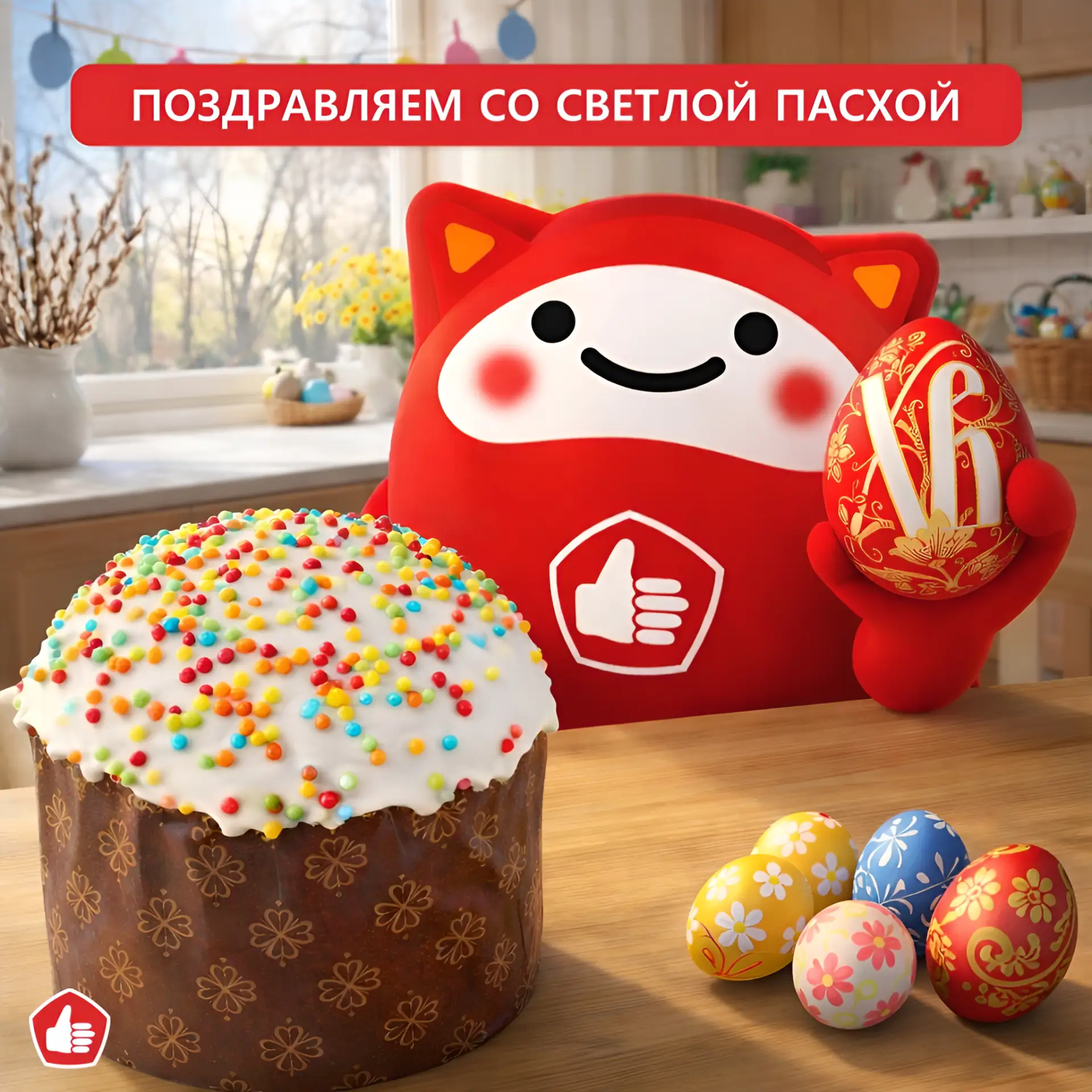 Со Светлой Пасхой! 🐣