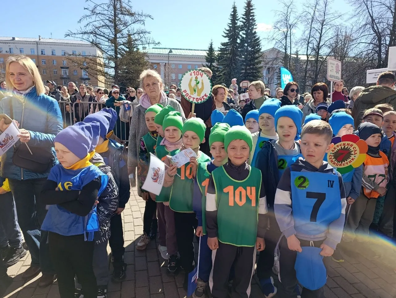 2 мая воспитанники нашего детского сада приняли участие в традиционной Майской эстафете...