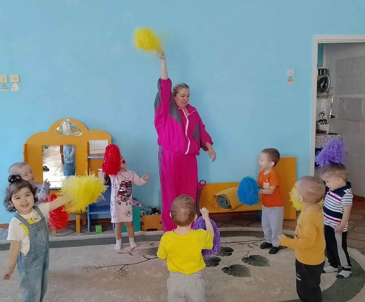 🏃‍♀️ Физкультурное занятие в младшей группе: маленькие шаги к большому здоровью! 💪🌈С...