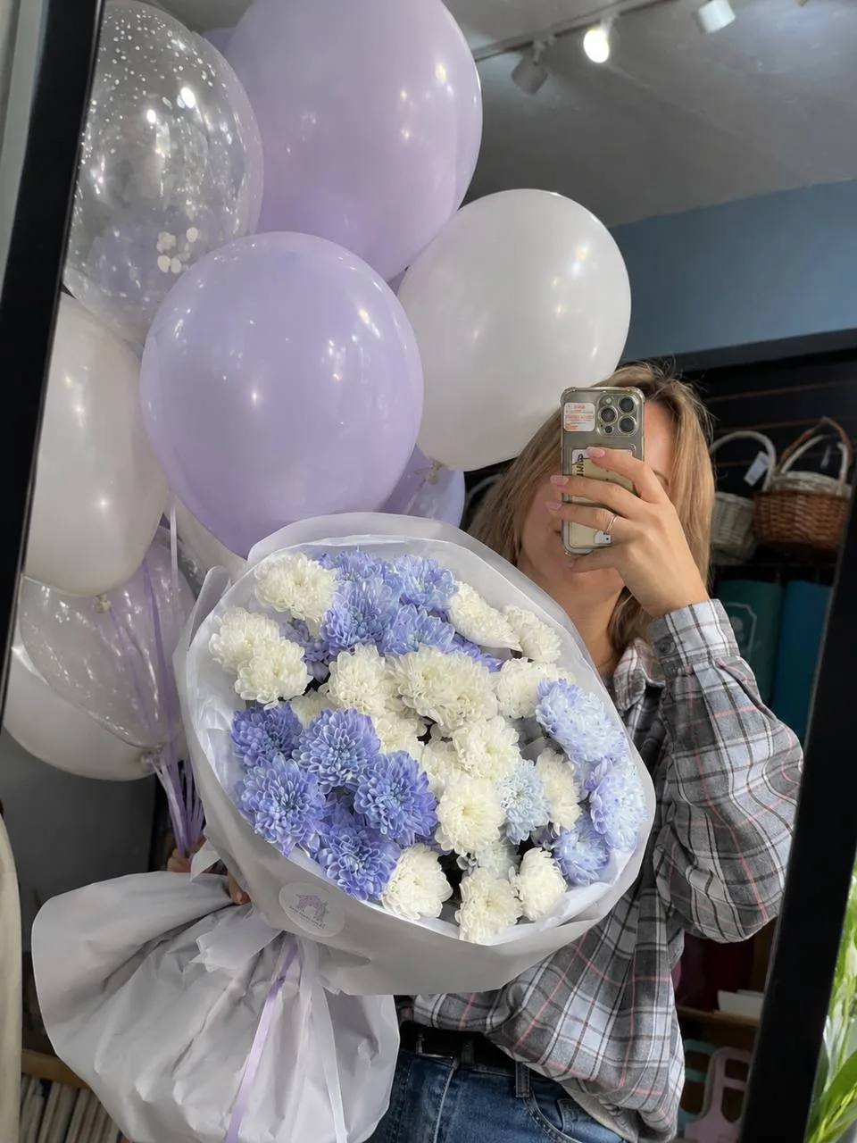 С удовольствием добавим воздушные шарики к Вашему букету 🫶🏻😍