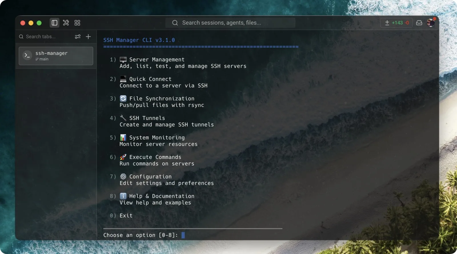 mcp-ssh-manager

Это MCP инструмент для удалённого управления серверами через SSH, предоставляющий 3