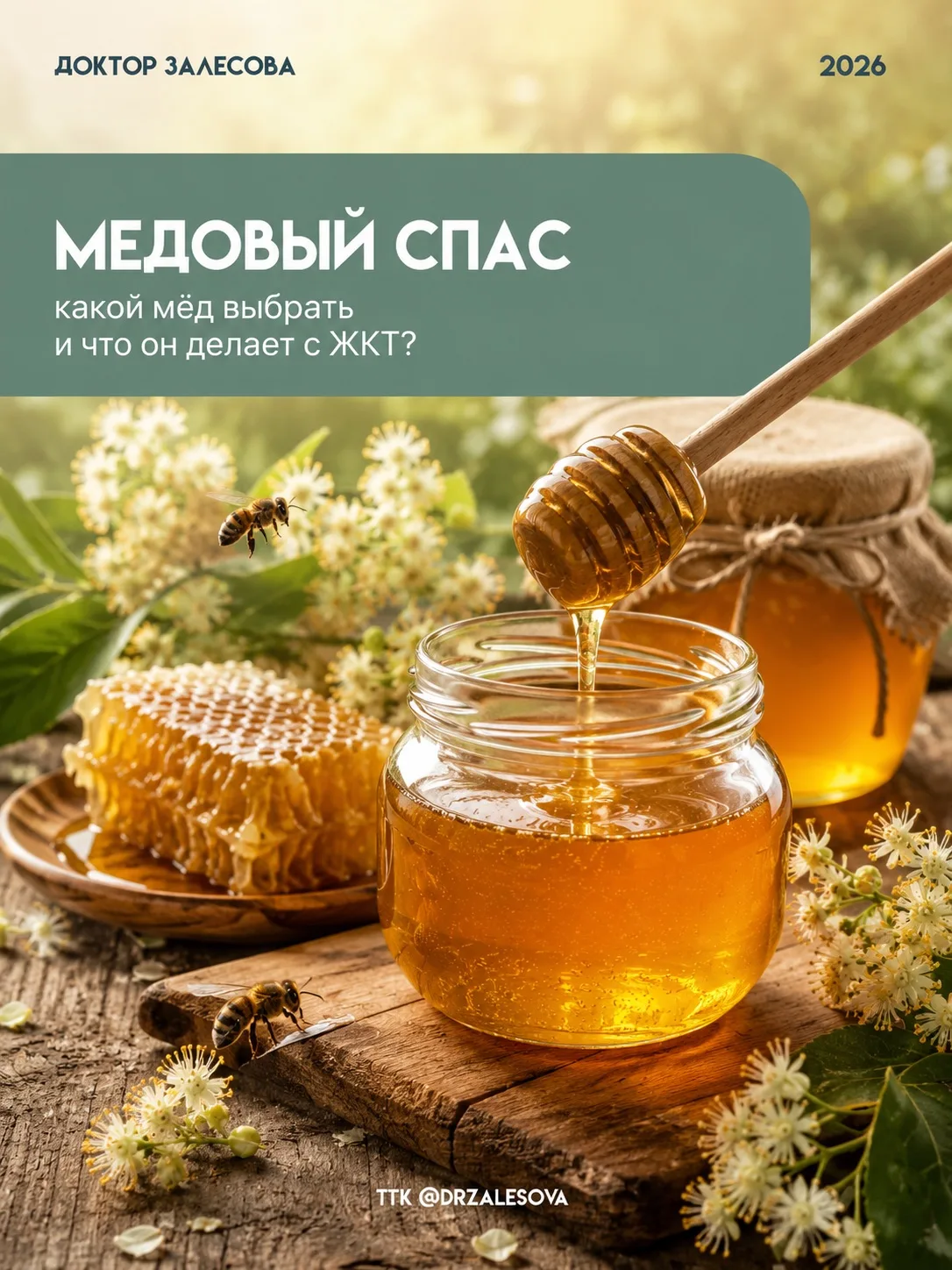 Медовый Спас: какой мёд выбрать и что он делает с ЖКТ?