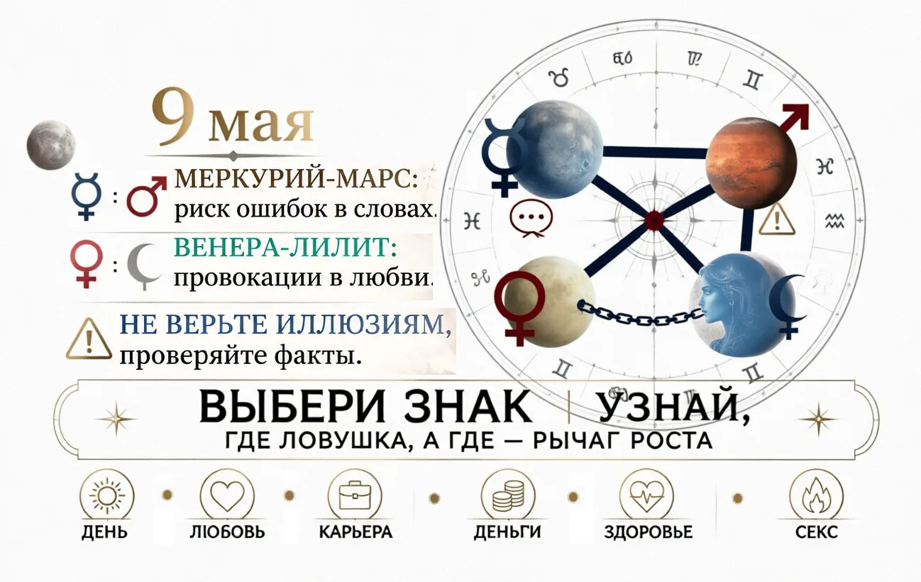 гороскоп на 9 мая 2026 г.