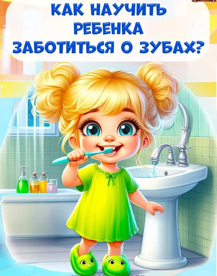 Как научить ребенка заботиться о зубах?