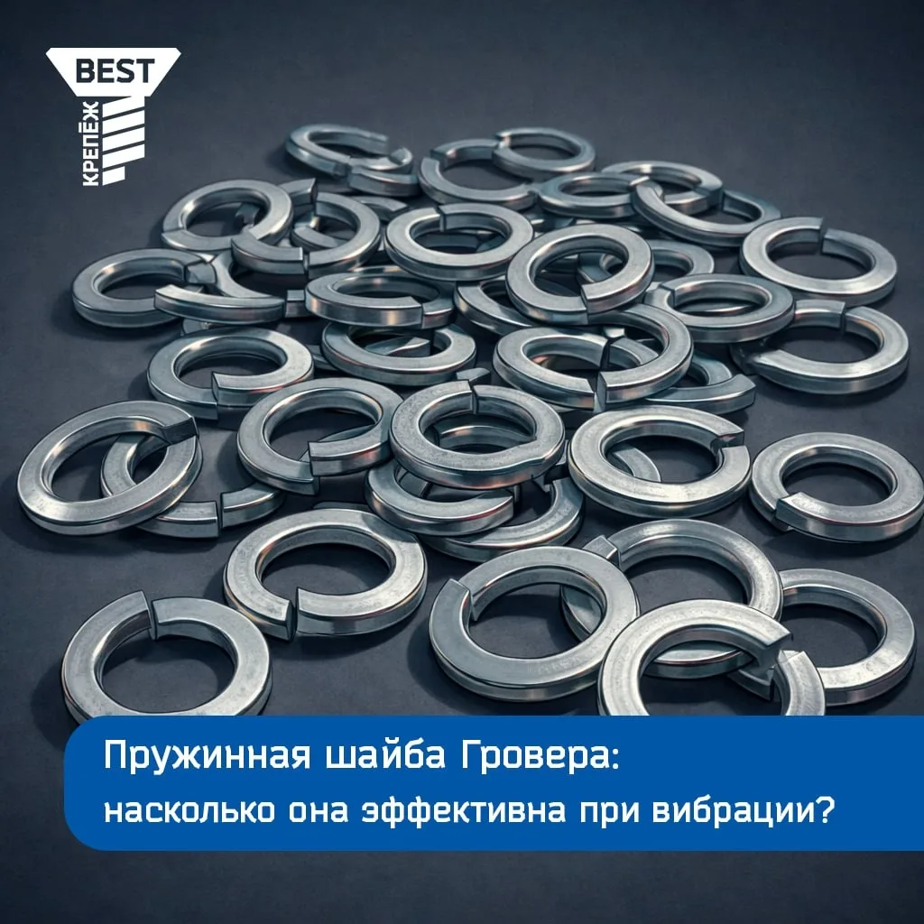 Пружинная шайба Гровера в течение длительного времени применяется в качестве элемента, ...