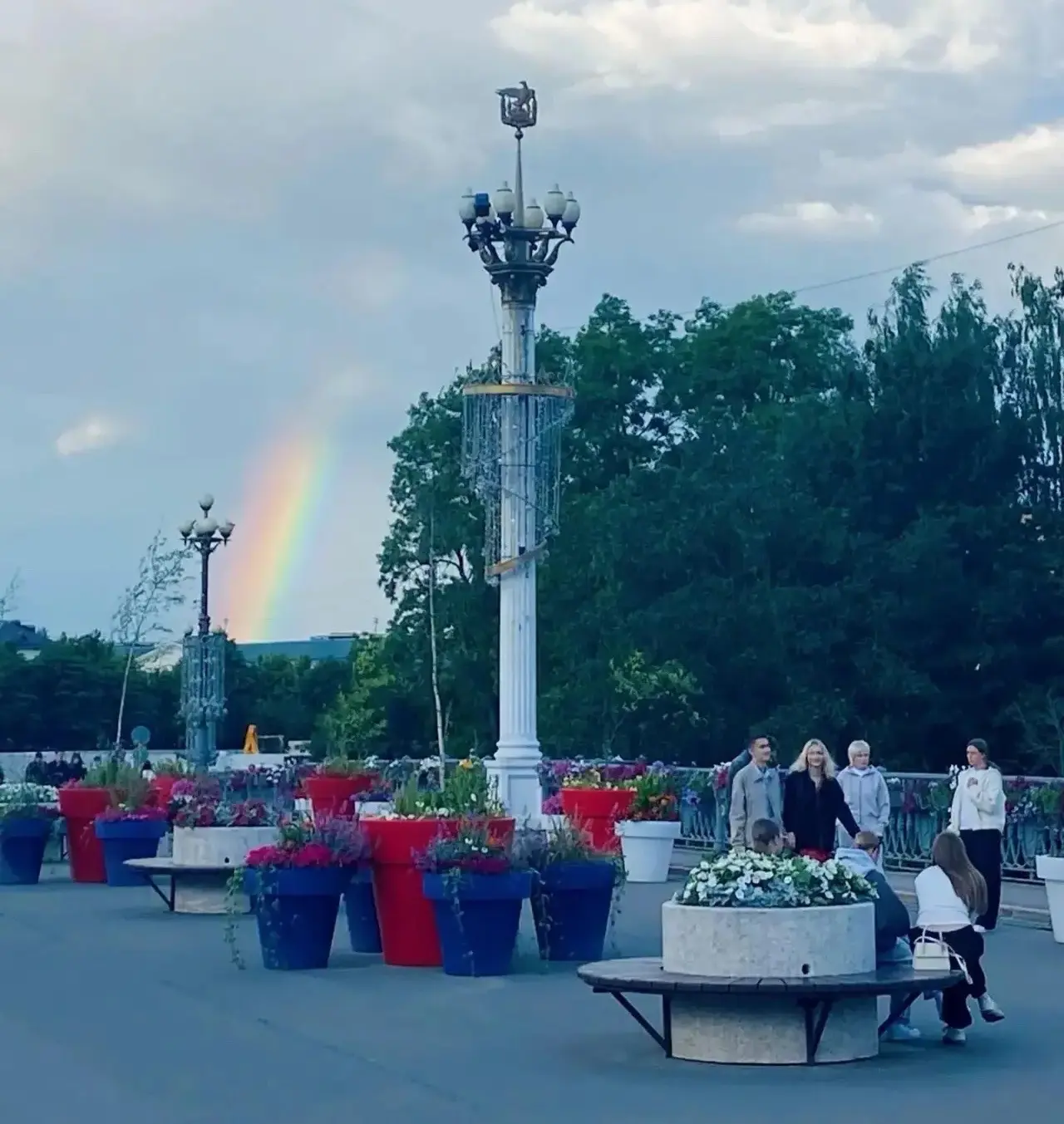 Яркая радуга над Орлом!