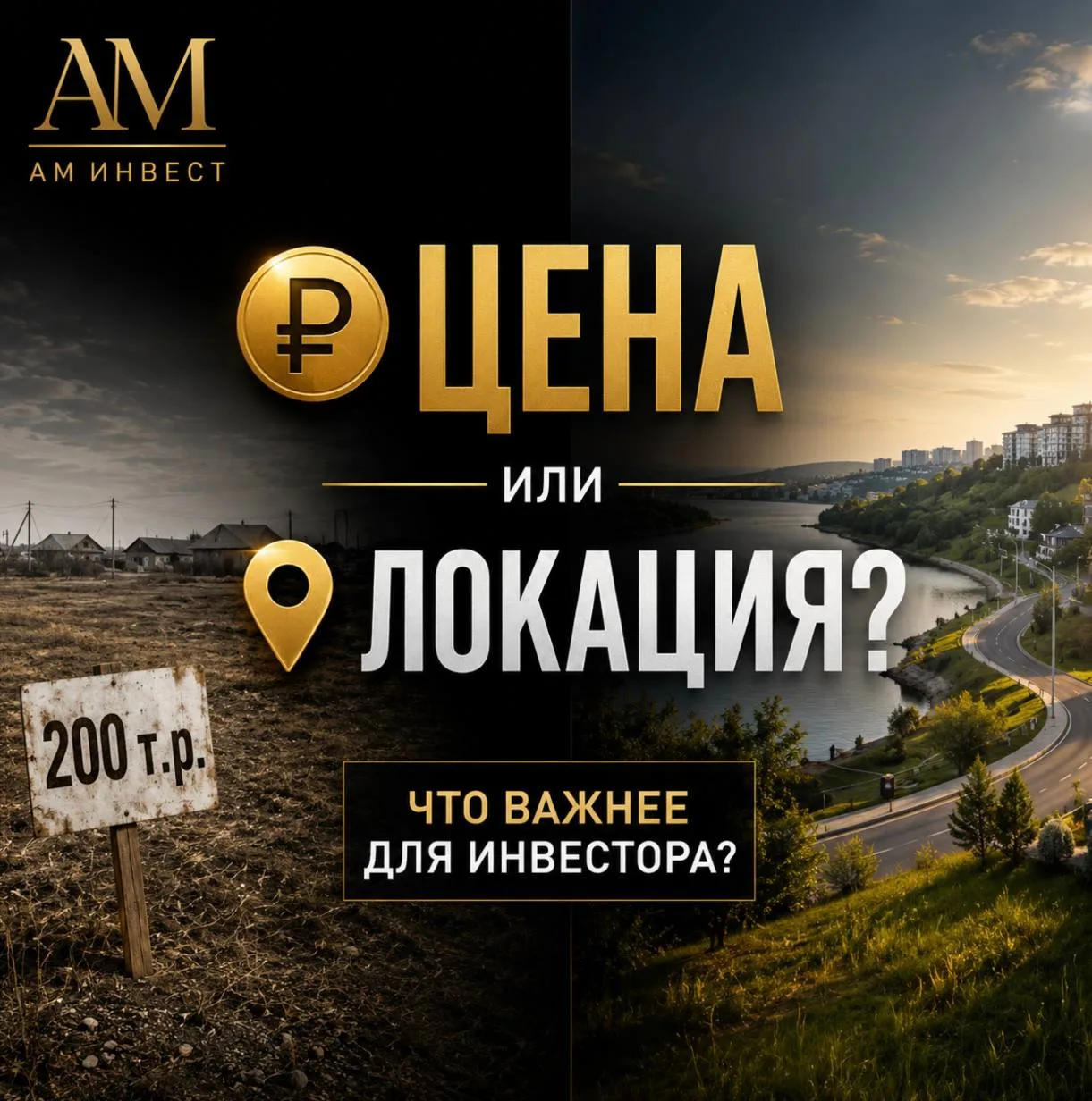 🤔Что важнее для инвестора: цена входа или локация?

Очень часто вижу одну и ту же ошибку👇

Инвесто