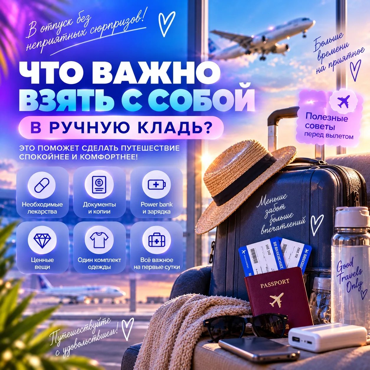 ✈ ПОЧЕМУ НЕ СТОИТ КЛАСТЬ ЭТО В ЧЕМОДАН?