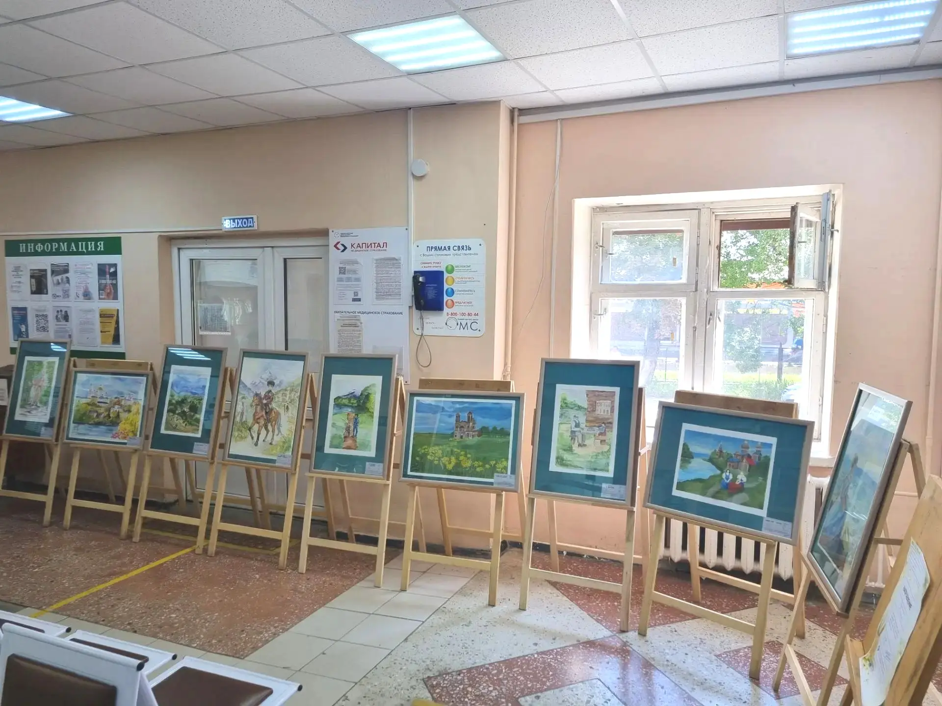 🖼️ В Городской поликлинике № 1 г. Пензы в рамках проекта "Культурное долголетие" с 3 а...