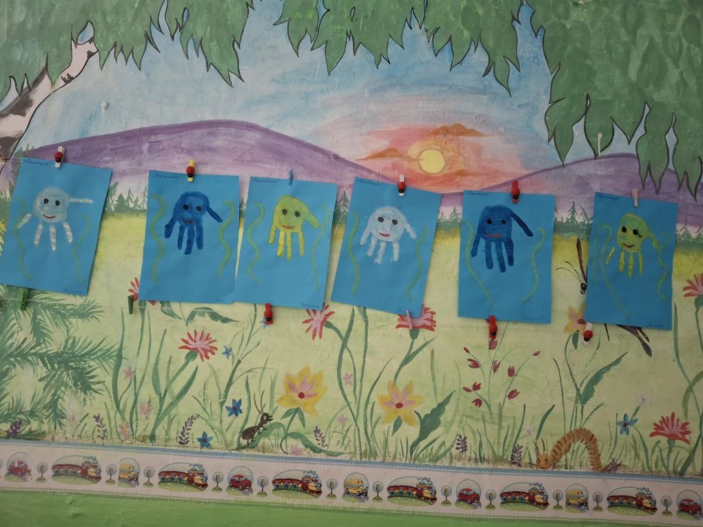 🎨Рисование в первой младшей группе «Весёлые осьминожки» 🐙