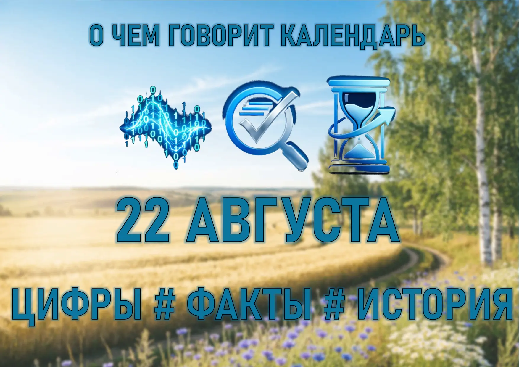 📅 22 АВГУСТА, СУББОТА
