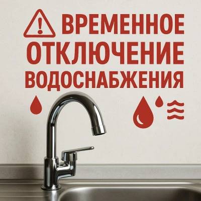 В связи с проведением ремонтных работ на водопроводной линии по улице Чкалова в селе Бо...