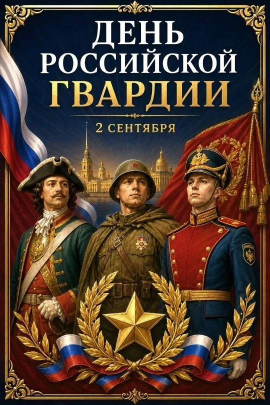 2 сентября ежегодно празднуется День Российской гвардии.