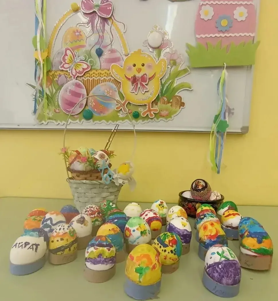 🐣 В дошкольных группах готовятся к светлой Пасхе!  В этом году праздник Пасхи выпадает на 12 апреля,