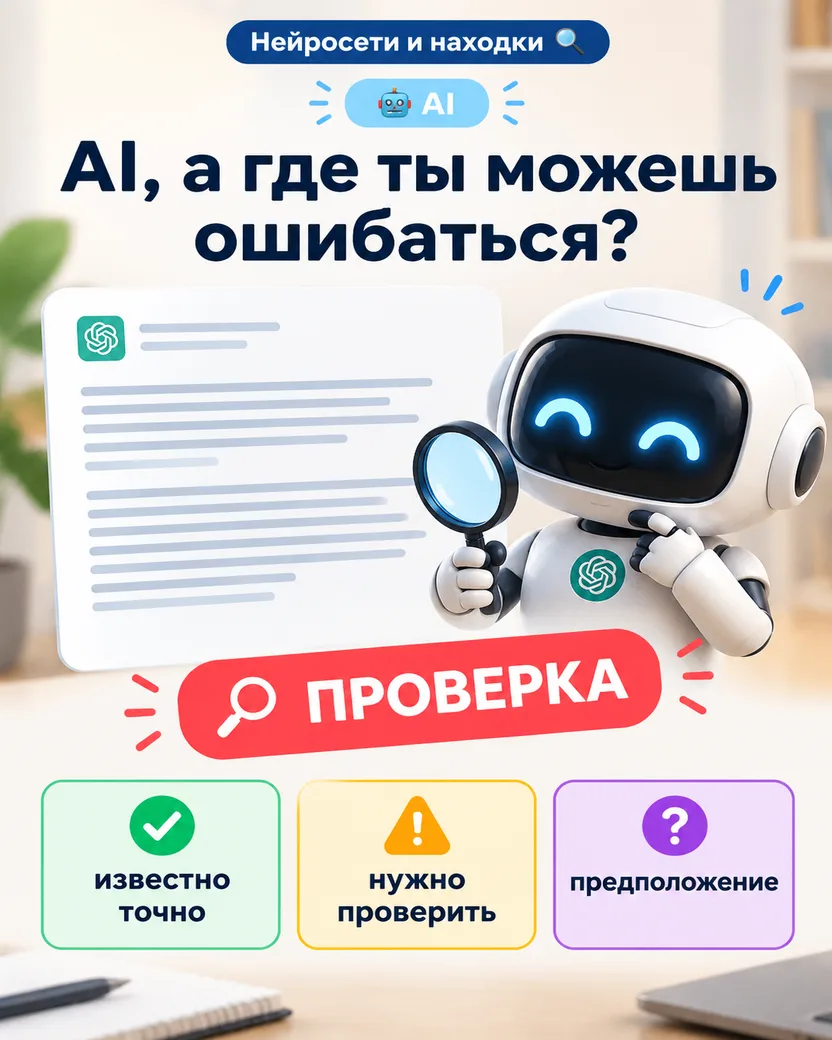 🕵️ Один промпт, который заставляет AI проверять собственный ответ