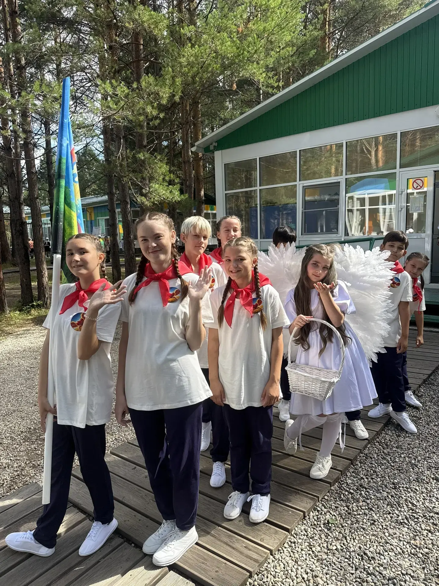 🏕️ 31 июля в детском оздоровительном лагере «Ромашка» прошёл первый полуфинал конкурса...