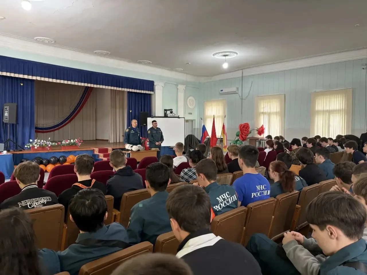 20.05 для студентов нашего техникума была проведена лекция по теме «Пожарная безопаснос...
