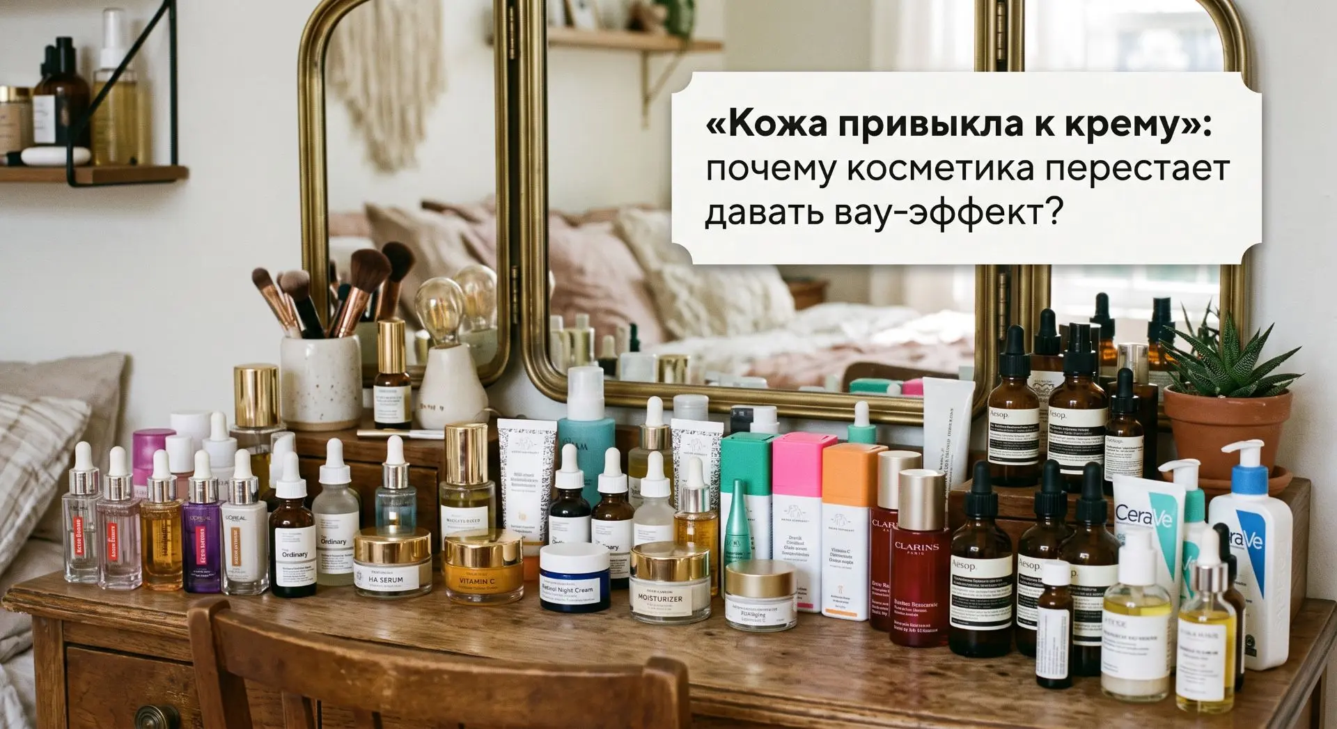 🔄 «Крем перестал работать — кожа привыкла!» Почему это не так?
