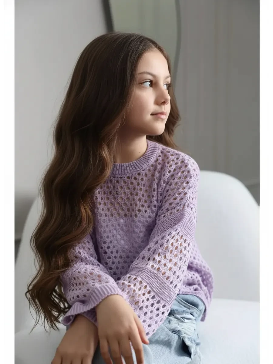 ⚡️ Кофта вязаная в сетку весенняя, R.A.M.O.Z.Y.A KIDS