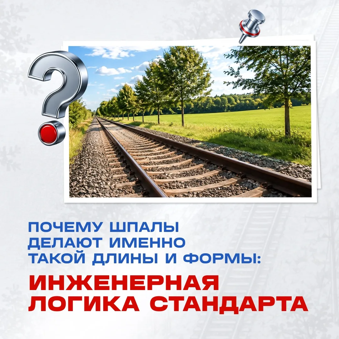 На каждом километре железной дороги лежат сотни шпал. Их размеры и форма рассчитаны инж...