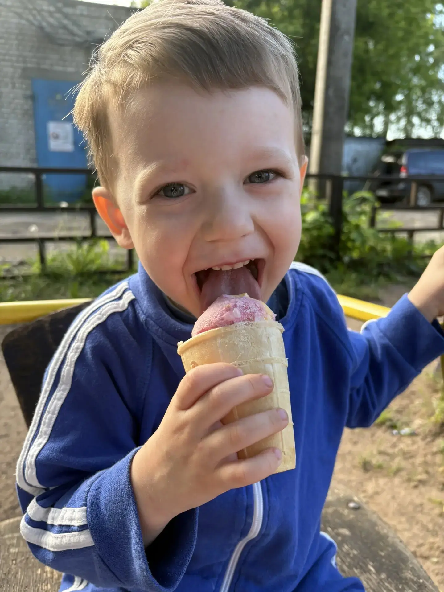 🤩Сегодня в нашем детском саду особенный день — День мороженого! 

🎉🍦Внимание, сладкоежки! 

Кто с