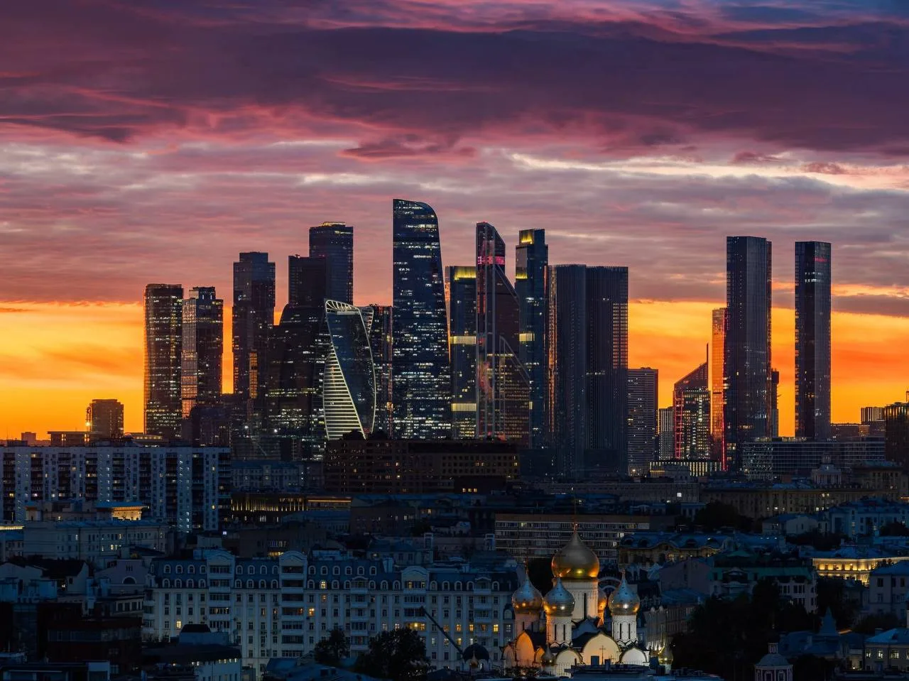 🌙 Доброй ночи, Москва!
