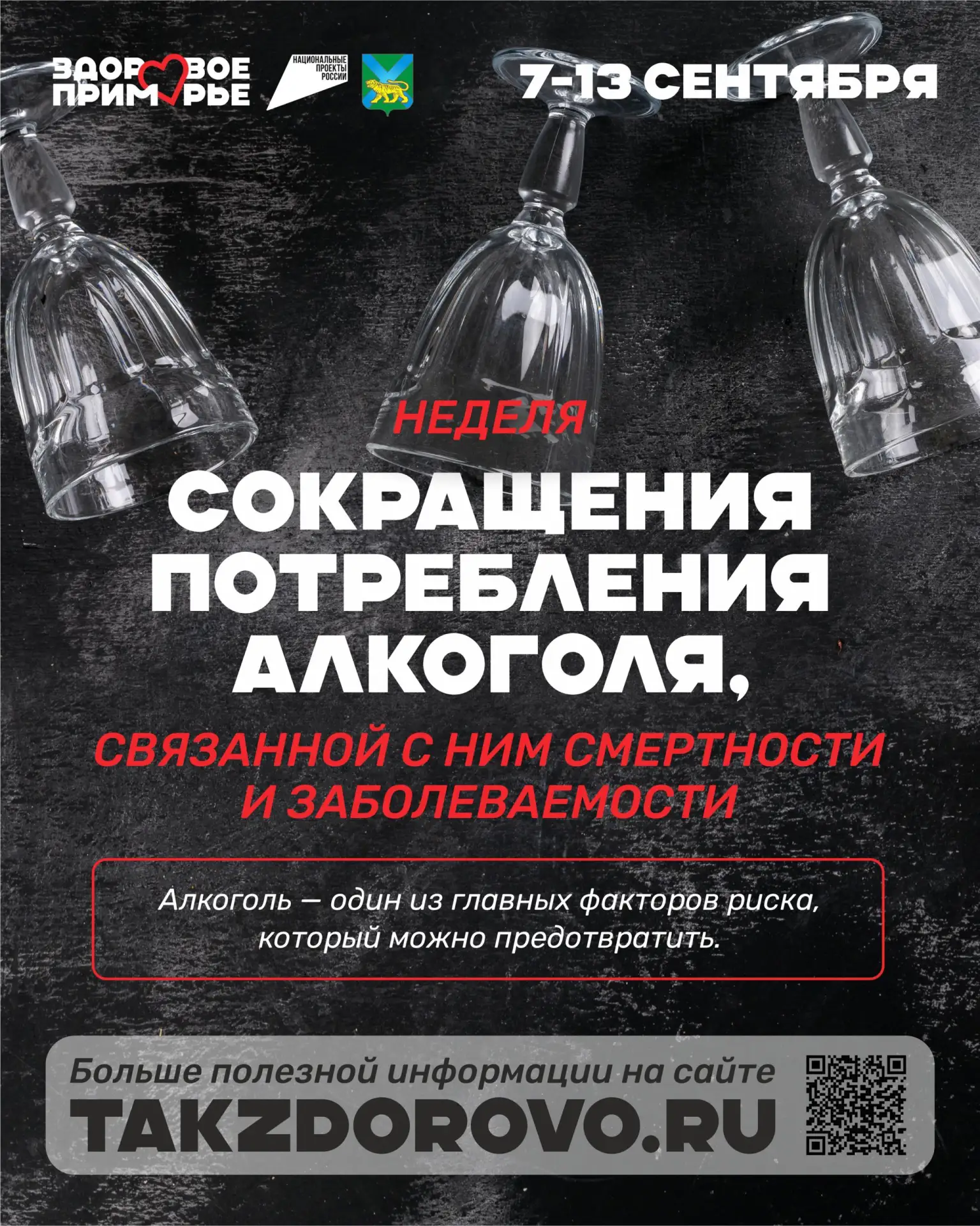 🫸🍷 Неделя сокращения потребления алкоголя