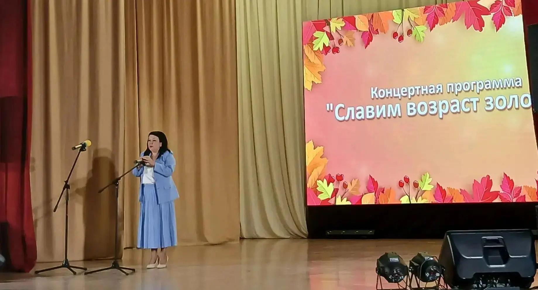 Сегодня в Шатровском доме культуры состоялся праздничный концерт «Славим возраст золотой».
