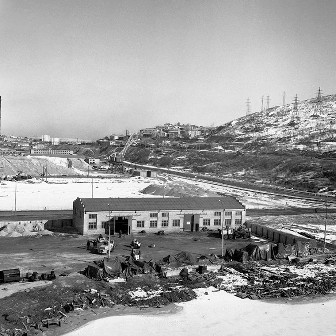 Фотография сделана в 1975 году в южной части рыбного порта. Автор снимка — Д. П. Гринько. Материал в