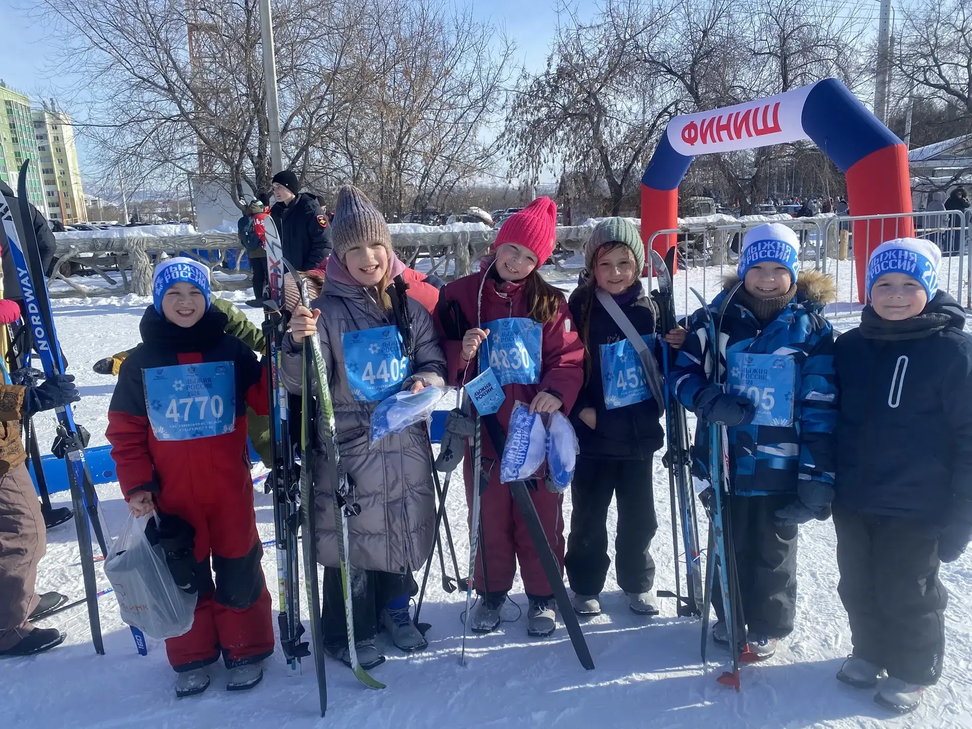 🎉 Лыжня России-2026 🏂✨  Наши ребята из школы снова приняли участие в масштабных лыжных соревнованиях