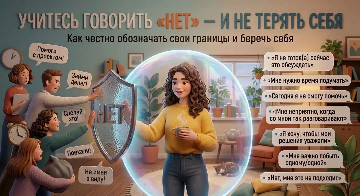 Учитесь говорить «нет» — и не терять себя