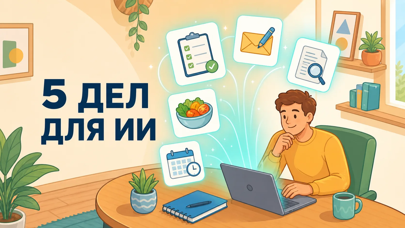 5 дел, которые можно поручить ИИ уже сегодня