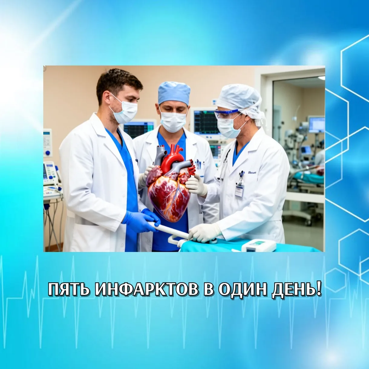 ПЯТЬ ИНФАРКТОВ В ОДИН ДЕНЬ!

15 июня 2026 года в арсеньевскую городскую больницу поступили сразу пят