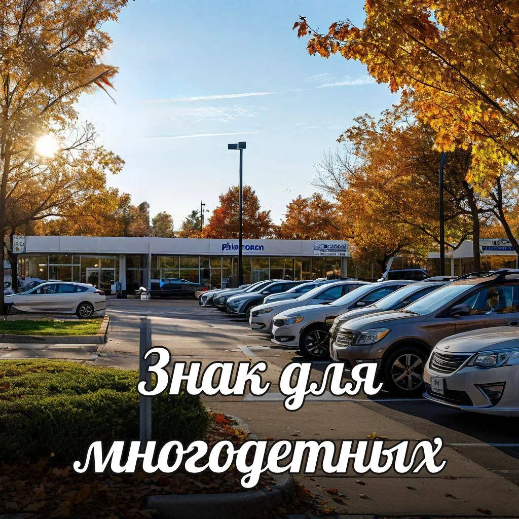 ⚠️Минтранс готовит новый парковочный знак для многодетных семей.

➡️ Специальные места планируют раз