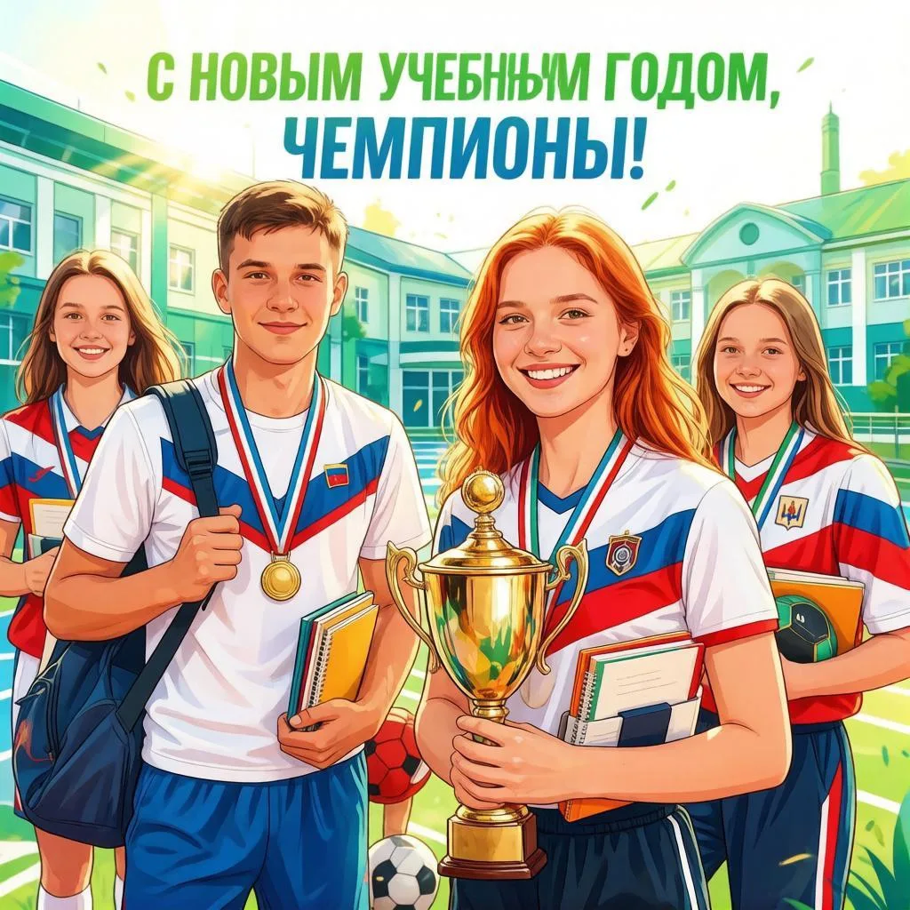 💪🏼👩‍🎓С 1 сентября, спортсмены!👩‍🎓💪🏼